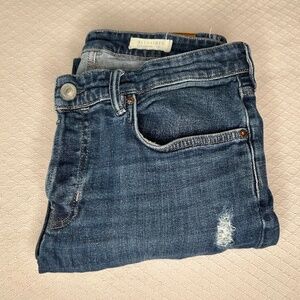 All Saints Men's Cigarette Jeans, Blue, 31 W, 30 L